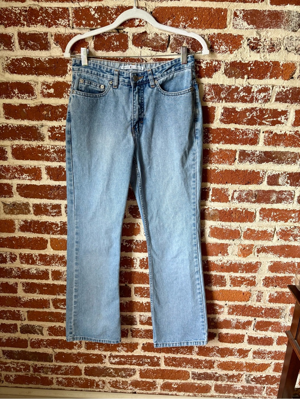 Vintage Y2K Tommy Hilfiger Light Wash Straight Leg Jeans